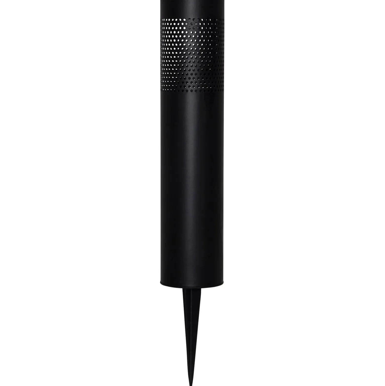 Aurinkokäyttöinen Blace-LED-valaisin, musta 39 cm