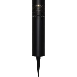 Aurinkokäyttöinen Blace-LED-valaisin, musta 39 cm