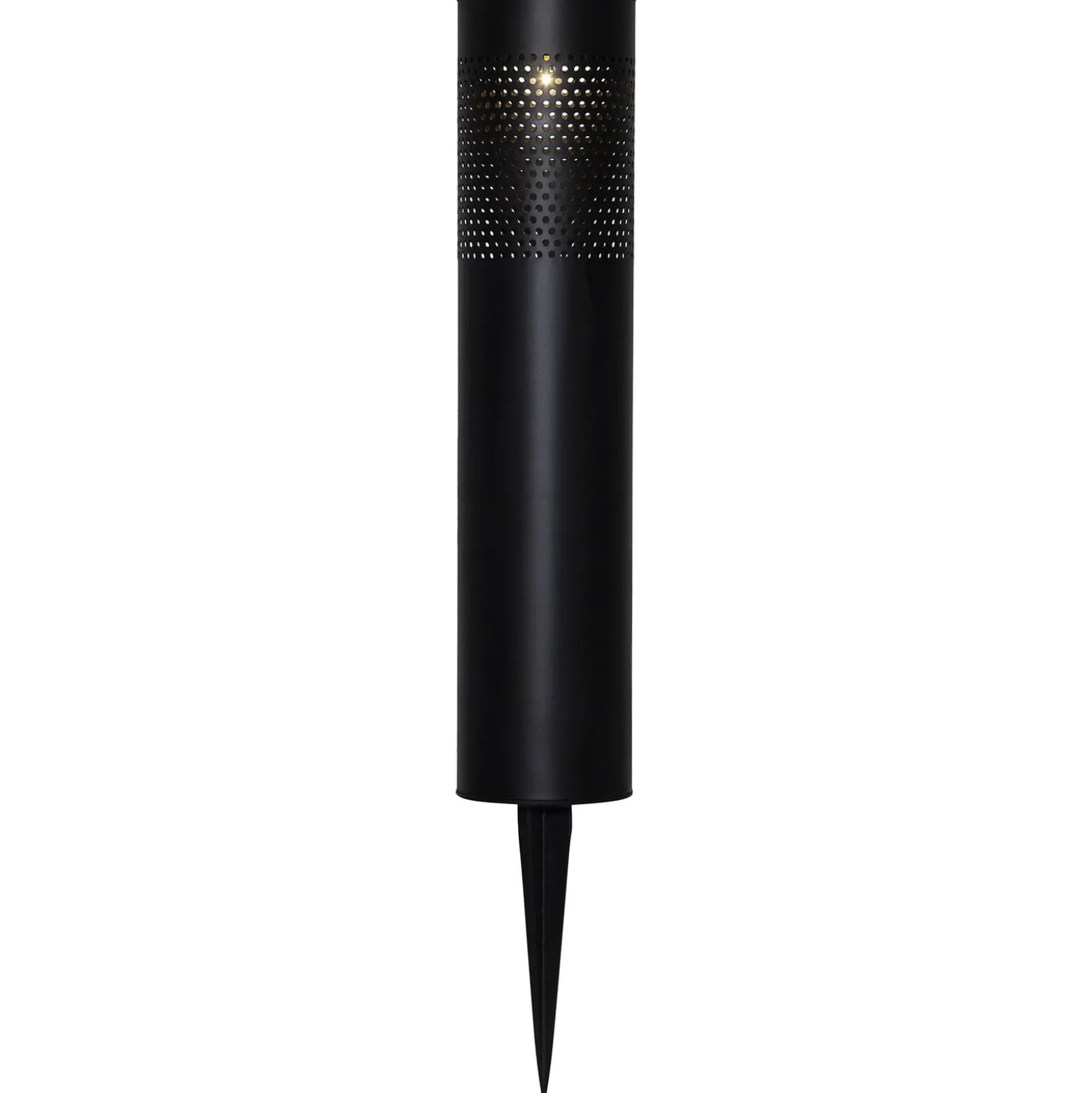 Aurinkokäyttöinen Blace-LED-valaisin, musta 39 cm