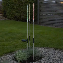 Aurinkokäyttöinen Bubbly-LED-valaisin 3x, moniväri