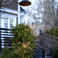 Aurinkokäyttöinen Firework-LED-riippuvalaisin