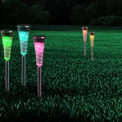 Aurinkokäyttöinen lamppu Navin RGB-vaihto 5 kpl