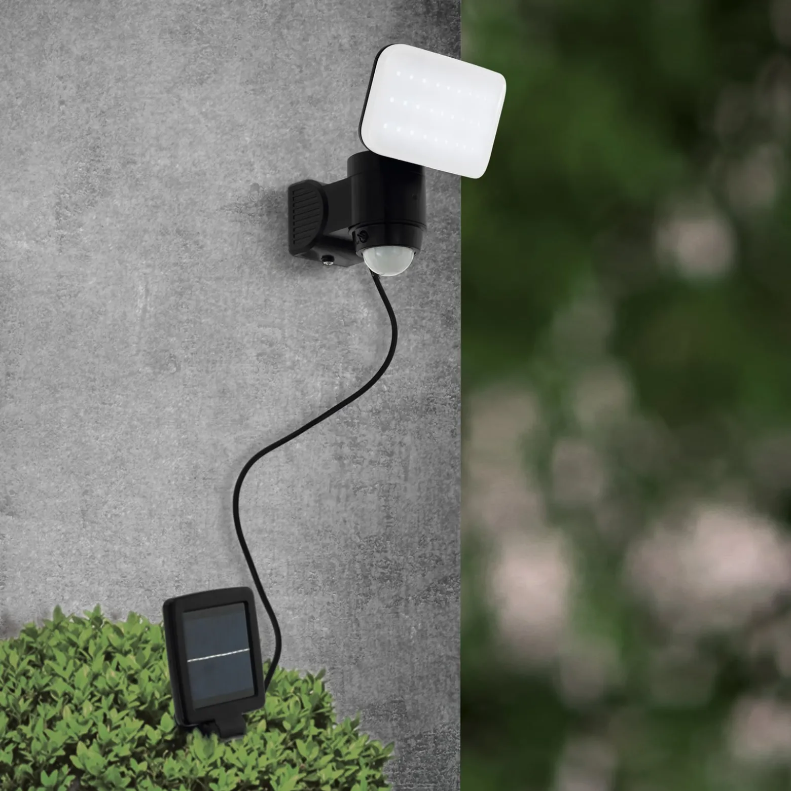 Aurinkokäyttöinen LED-lamppu Casabas tunnistimella