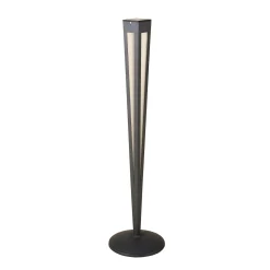 Aurinkokäyttöinen LED-soihtu Tinka, 120 cm, harmaa