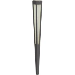 Aurinkokäyttöinen LED-soihtu Tinka, 120 cm, harmaa