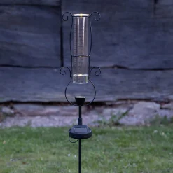 Aurinkokäyttöinen Pluvio-LED-valo sademittarilla