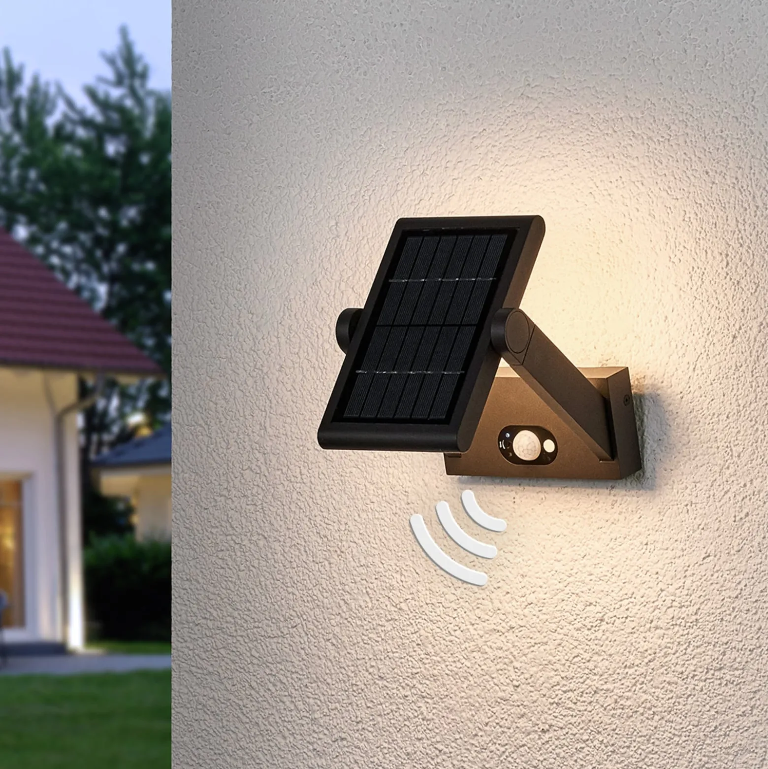 Aurinkokäyttöinen Valerian-LED-ulkoseinävalaisin