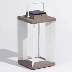 Aurinkolamppu Teckalu, Duratek/valkoinen, 45.5cm