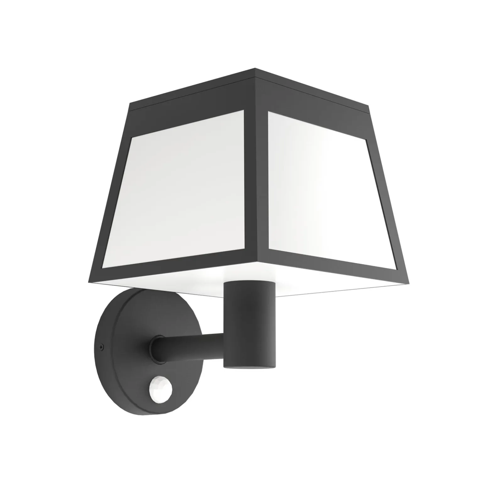 Aurinko-LED-seinävalaisin Altilia, musta, muovi, anturi