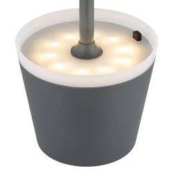 Aurinko-pöytälamppu 36637A, IP44, antrasiitti