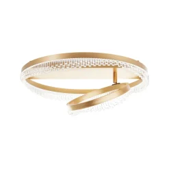 Aurora LED-kattovalaisin, kullanvärinen Ø 61 cm, alumiini, CCT