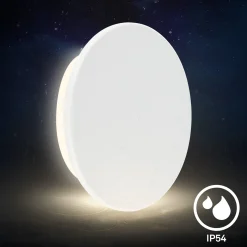 Aurora LED ladattava ulkoseinävalaisin, valkoinen, kosketus himmennin, IP54