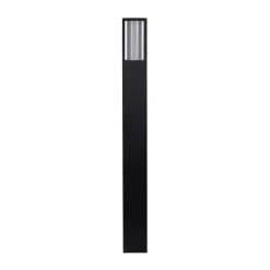 Avenue-pylväsvalaisin, musta, korkeus 73 cm, metallia
