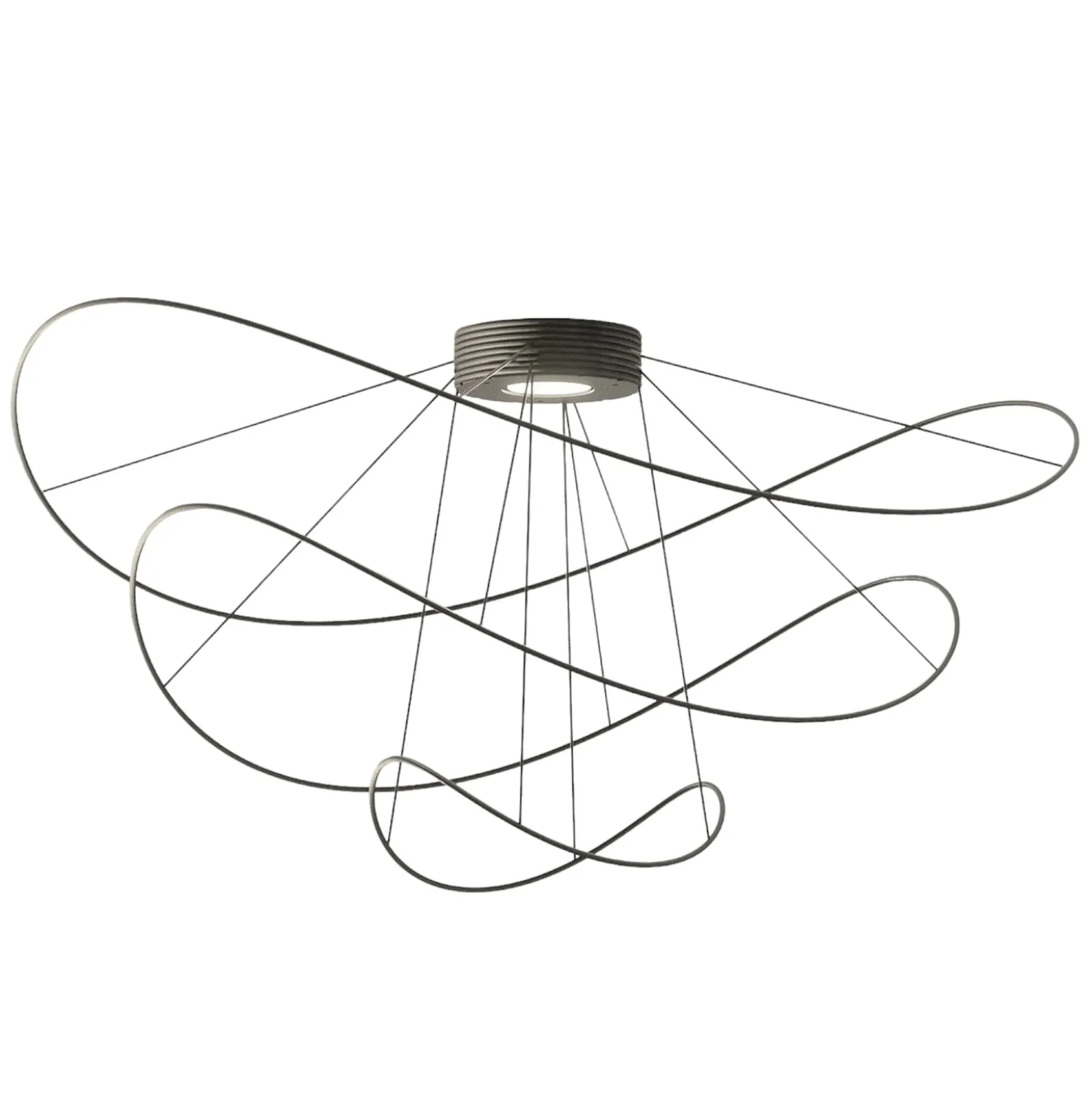 Axolight Hoops 3 LED-kattovalaisin, musta