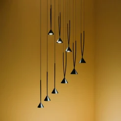 Axolight Jewel LED-riippuvalaisin 1 lampp. musta