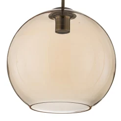 Balls-riippuvalaisin, meripihka, lasivarj. 30 cm