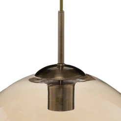 Balls-riippuvalaisin, meripihka, lasivarj. 30 cm