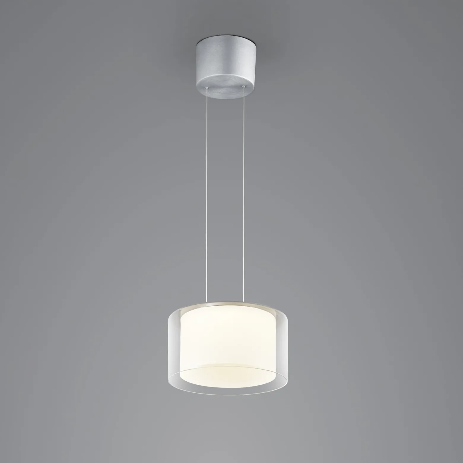 BANKAMP Grand Clear LED-riippuvalaisin, 1fl, Ø 32 cm