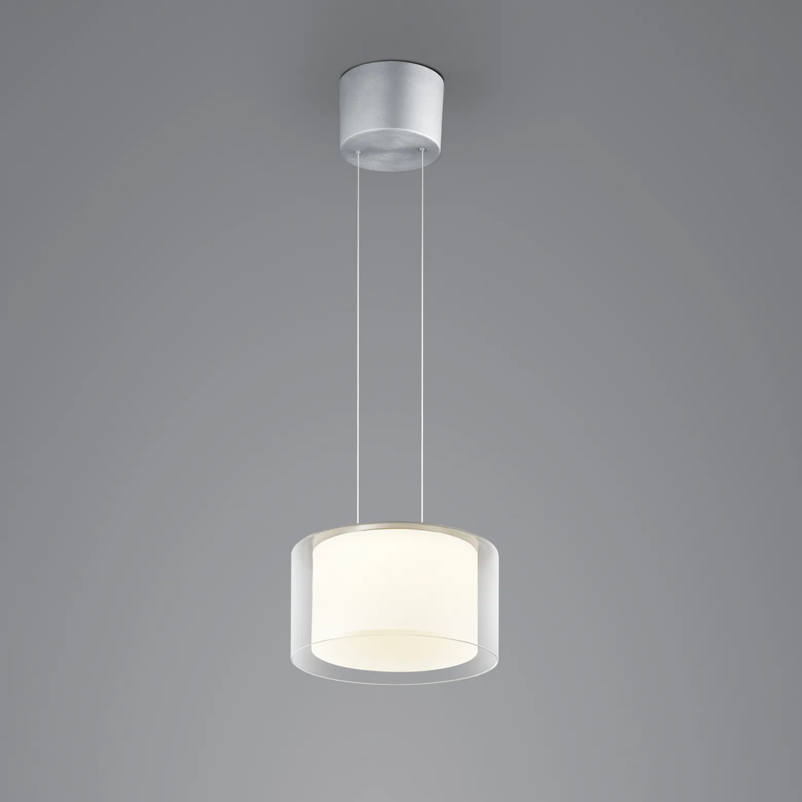 BANKAMP Grand Clear LED-riippuvalaisin, 1fl, Ø 32 cm