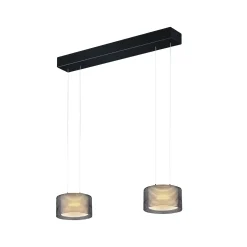 BANKAMP Grand Groove LED-riippuvalaisin, kaksivaloinen versio