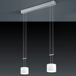 BANKAMP Grazia riippuvalaisin ZigBee 2-lamp nikk.