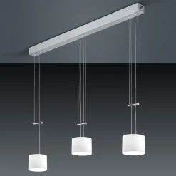 BANKAMP Grazia -riippuvalo ZigBee 3-lamp. nikkeli