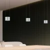 BANKAMP Impulse -LED-riippuvalo 3-lamp. nikkeli