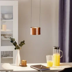 BANKAMP Impulse-LED-riippuvalo 1 lampp. ruusukulta