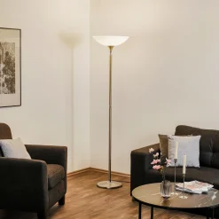 BANKAMP Opera LED-lattiavalaisin nikkeli
