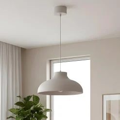 Basca-riippuvalaisin, beige, metalli, Ø 40 cm, E27