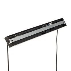 Basca-riippuvalaisin, musta/kultainen, 2-lamppuinen, 125 cm, E27