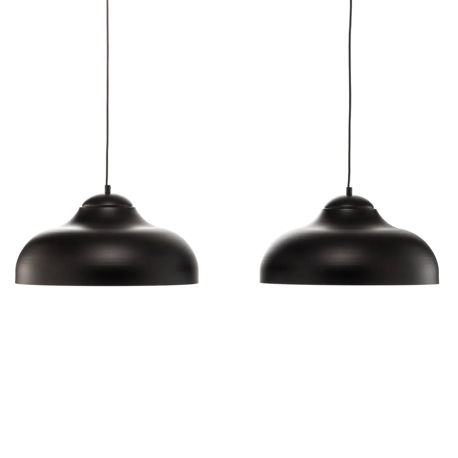 Basca-riippuvalaisin, musta/kultainen, 2-lamppuinen, 125 cm, E27