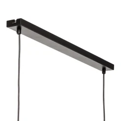 Basca-riippuvalaisin, musta/kultainen, 2-lamppuinen, 125 cm, E27