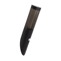 Batton-ulkoseinälamppu, korkeus 40 cm, musta/savuharmaa, liiketunnistin