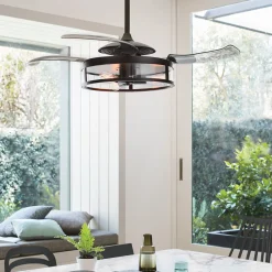 Beacon kattotuuletin Fanaway Classic light musta hiljainen
