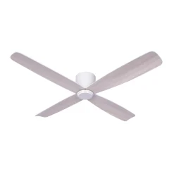 Beacon kattotuuletin Fraser valkoinen/tammi DC hiljainen Ø 132 cm