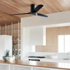Beacon kattotuuletin Londo musta DC-moottori 132 cm hiljainen