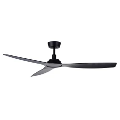 Beacon kattotuuletin Moto, musta, Ø 132 cm, hiljainen