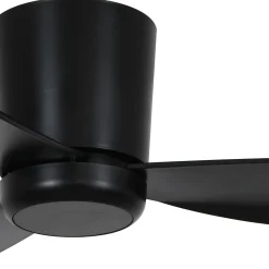 Beacon kattotuuletin valolla, musta, 137 cm, hiljainen