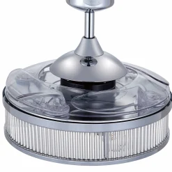 Beacon kattotuulettimen valo Fanaway Corbelle kromi äänetön