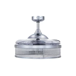 Beacon kattotuulettimen valo Fanaway Corbelle kromi äänetön