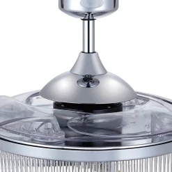 Beacon kattotuulettimen valo Fanaway Corbelle kromi äänetön