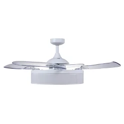 Beacon kattotuulettimen valo Fanaway Fraser valkoinen/selkeä hiljainen