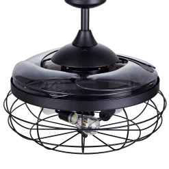Beacon kattotuulettimen valo Fanaway Industri musta äänetön