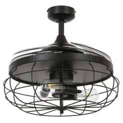 Beacon kattotuulettimen valo Fanaway Industri musta äänetön