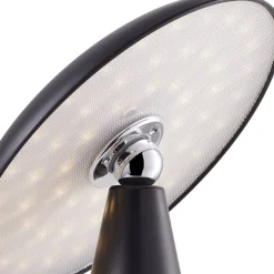 Beacon LED-akkukäyttöinen pöytälamppu Kinoko, musta, 27 cm, CCT