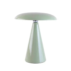 Beacon LED-akkukäyttöinen pöytävalaisin Kinoko, vihreä, 27 cm, CCT