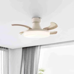 Beacon LED-kattotuuletin Fanaway Orbit valkoinen Ø 91 cm hiljainen