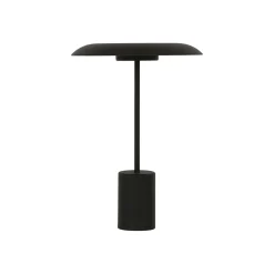Beacon LED-pöytävalaisin Smith, musta, metalli, USB-portti