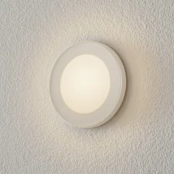BEGA Accenta seinä pyöreä rengas valkoinen 160lm